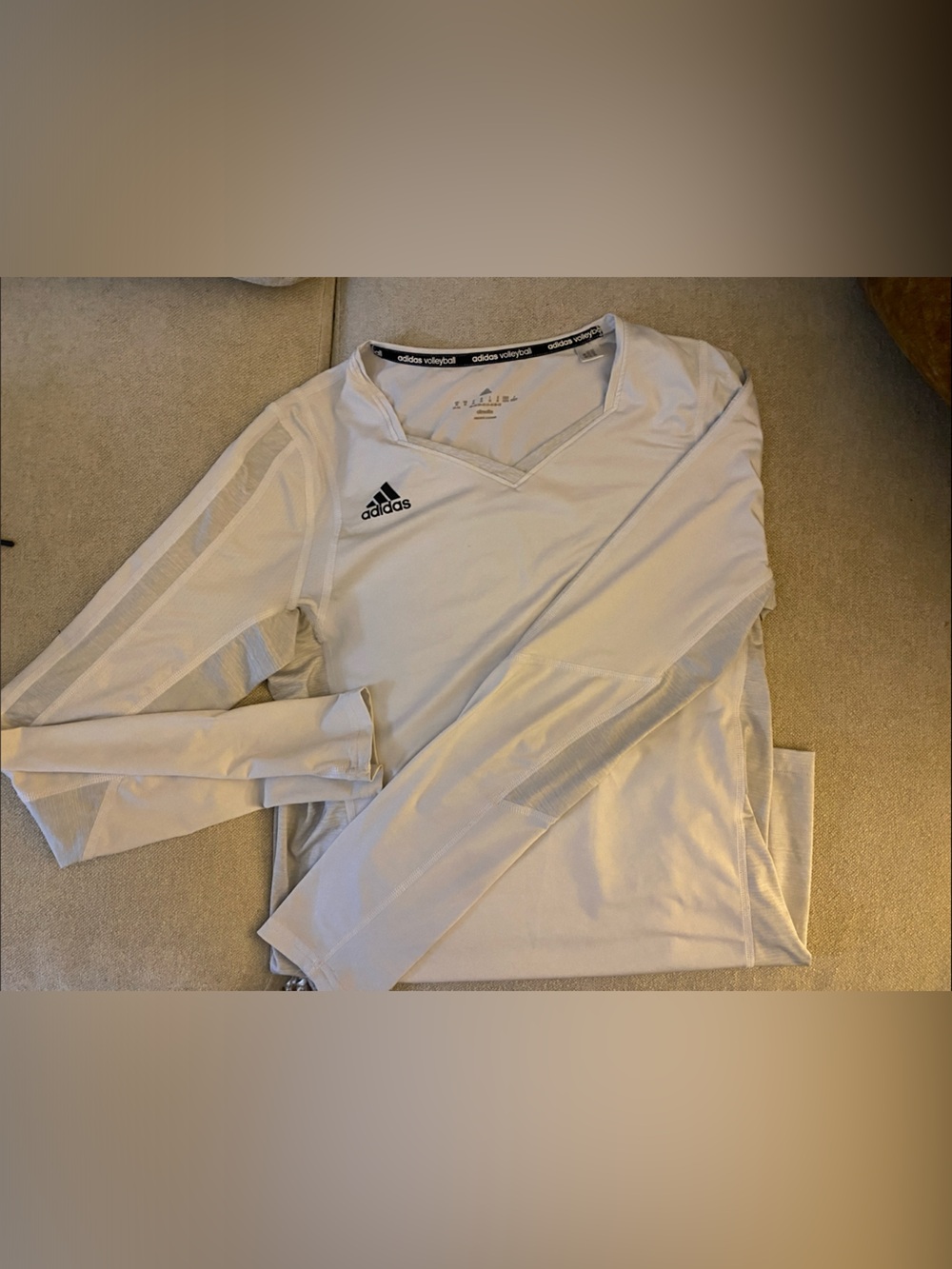 adidas Women’s White Long Sleeve Training Top